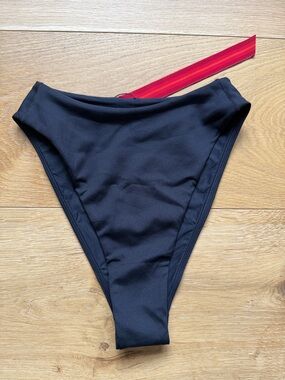 Left On Friday Black Throwback Bikini Bottom